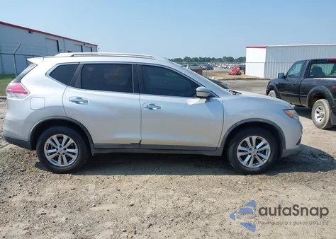 2016 Nissan Rogue Sv из США, поврежденный, VIN KNMAT2MT6GP619084